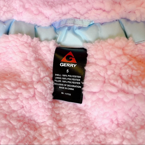 Gerry Weber Hood Quilted Puffer Jacket Pink Ombre - Picture 10 of 11